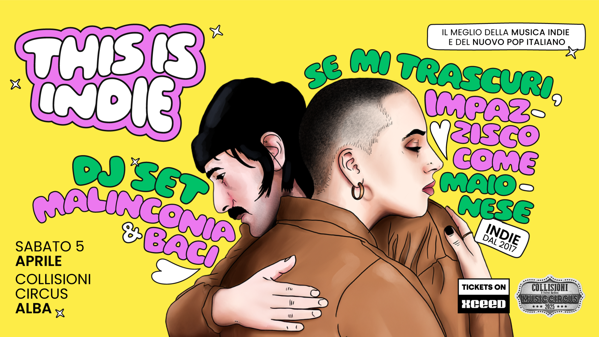 This is Indie | la prima festa Indie d'Italia  | 05.04 @Collisioni Circus 