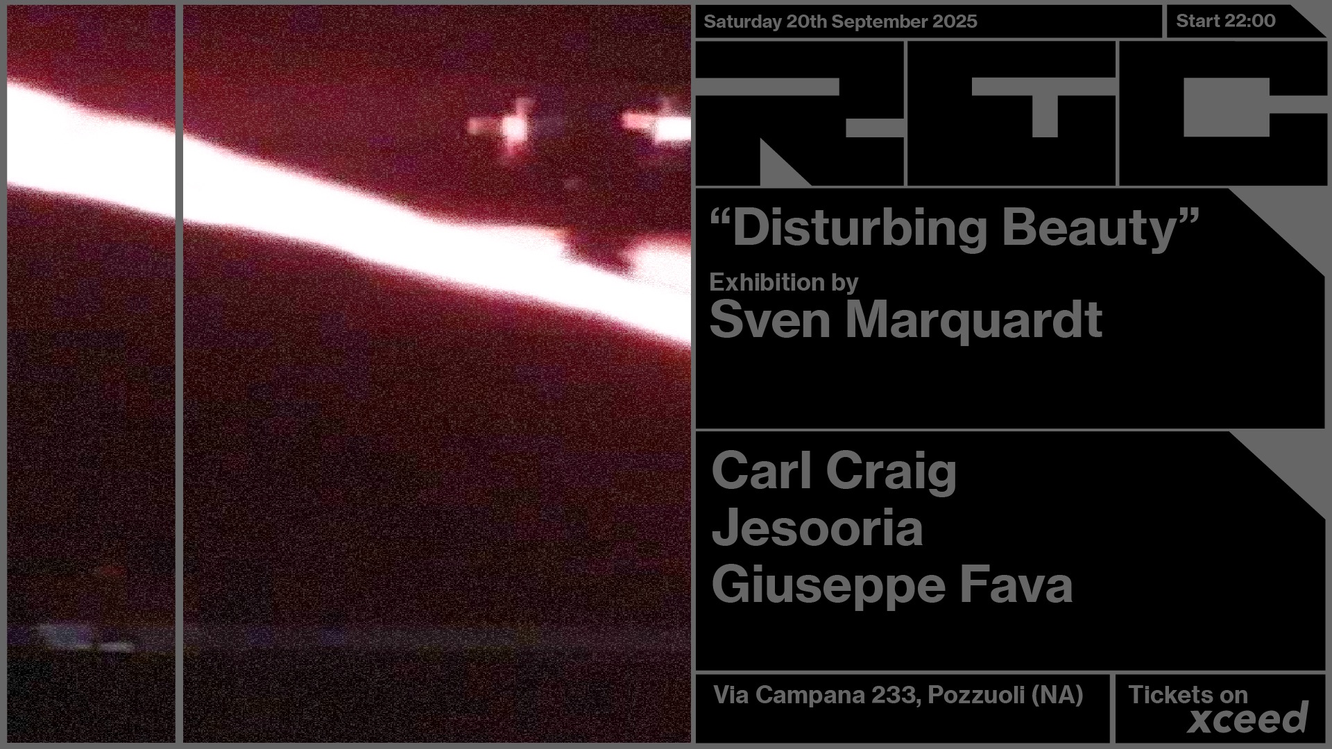 THIS IS NOT JUST AN OPENING with Carl Craig + “Disurbing Beauty” by Sven Marquardt image