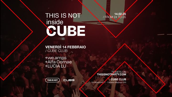 Cover for event: THIS IS NOT in the CUBE w/ Lucia Lu, Alfa Cornae and we.amps