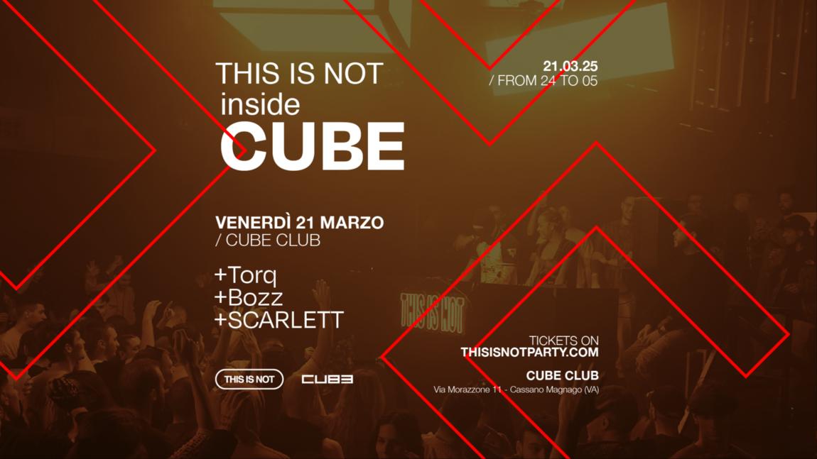 Locandina THIS IS NOT in the CUBE