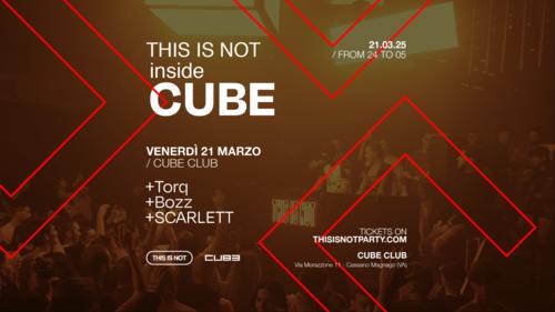 Locandina THIS IS NOT in the CUBE
