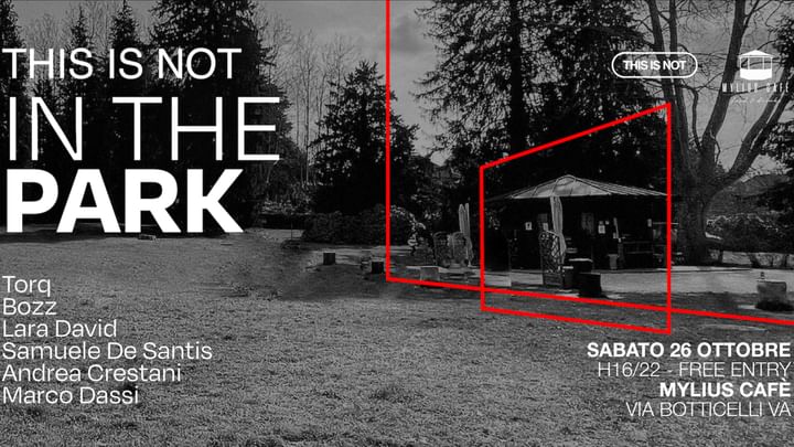 Cover for event: THIS IS NOT in the Park