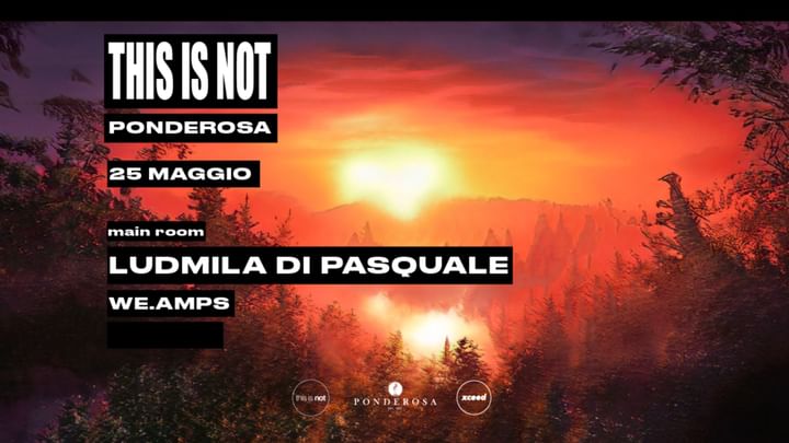 Cover for event: This is not w/ Ludmila di Pasquale e we.amps