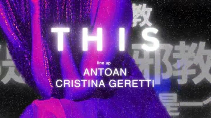 Cover for event: THIS | SAT 20 APR | CULT | CRISTINA GERETTI + Antoan