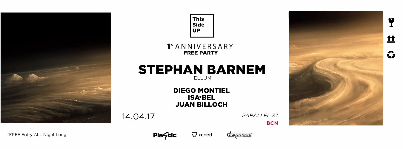 This Side UP - 1st Anniversary w/ Stephan Barnem - FREE PARTY image