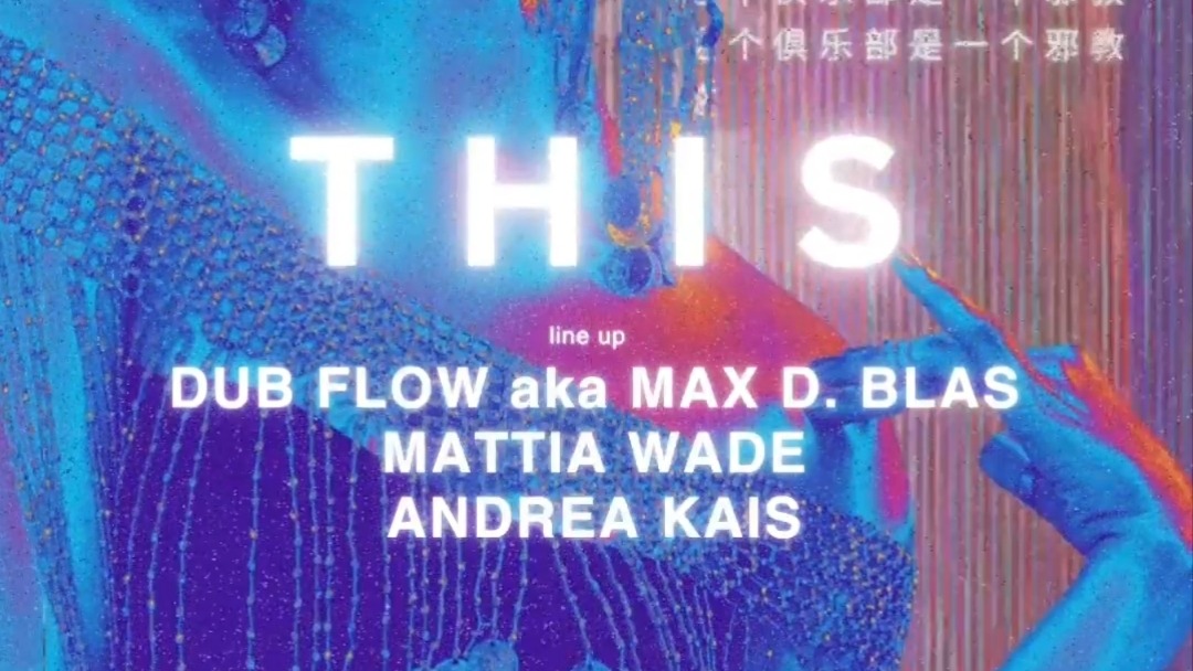 THIS | WED 24 APR | CULT w/ ALTAVOZ | DUB FLOW aka Max D. Blas - Mattia Wade - Andrea Kais