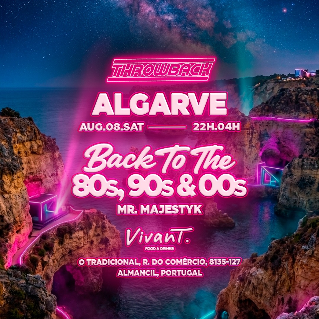 Throwback ALGARVE Open Air - Back to 80s, 90s & 00s image