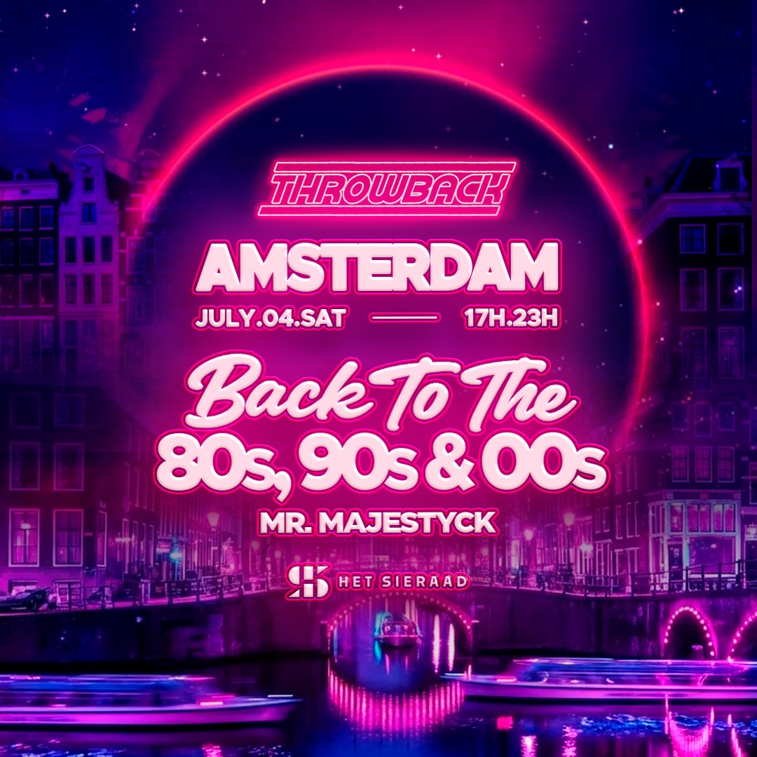 Throwback AMSTERDAM - Back to 80s, 90s & 00s image