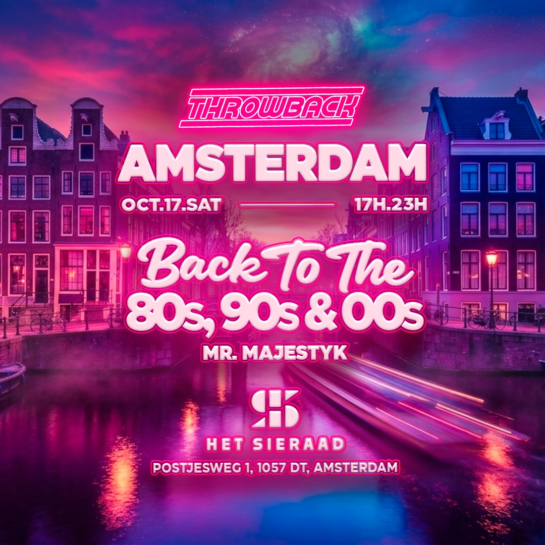 Throwback AMSTERDAM - Back to 80s, 90s & 00s image