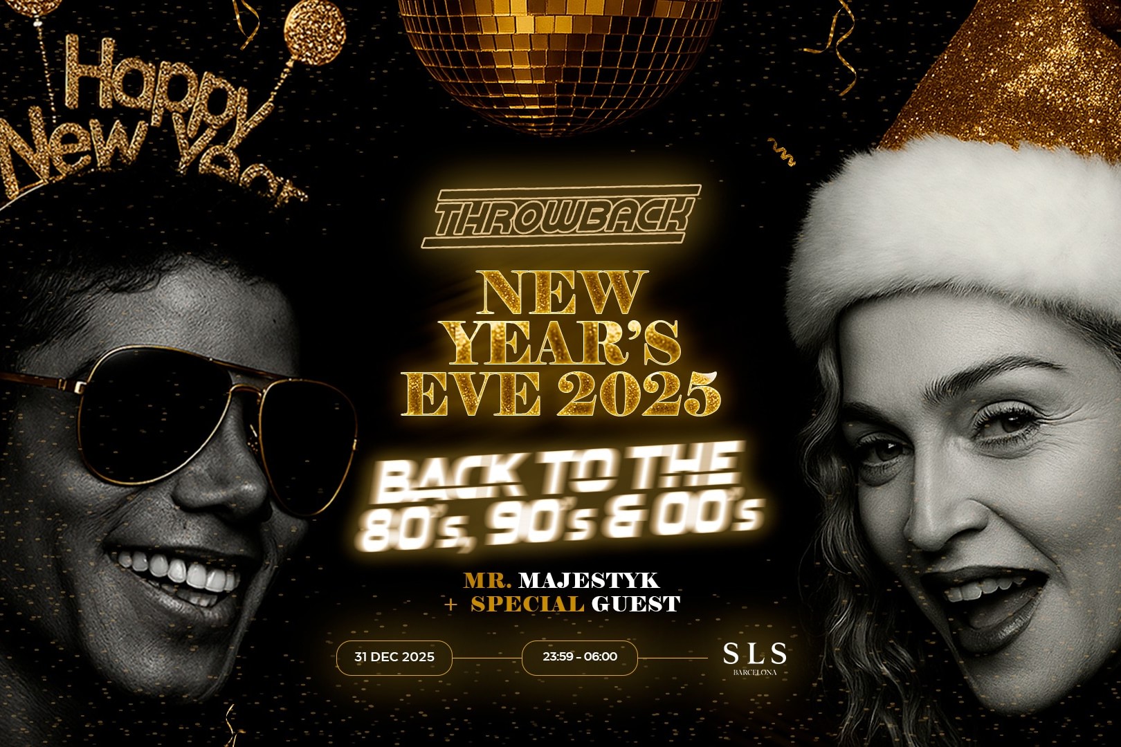 Throwback NYE 2025 – Back to 80s, 90s & 00s image