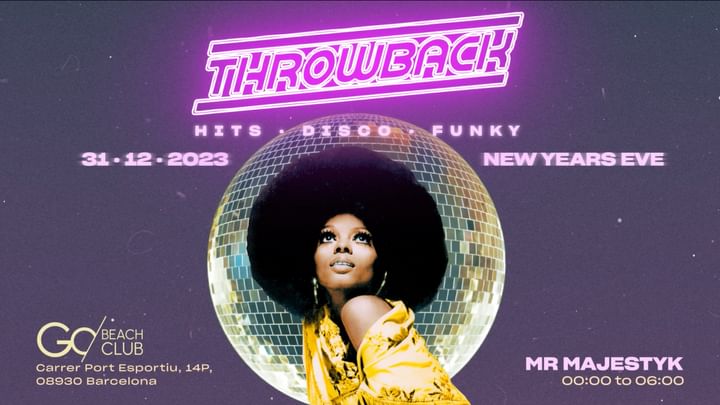 Cover for event: Throwback NYE - Back to 80' & 90 Music