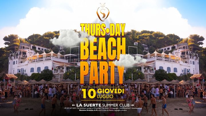 Cover for event: Thurs-Day Party - La Suerte