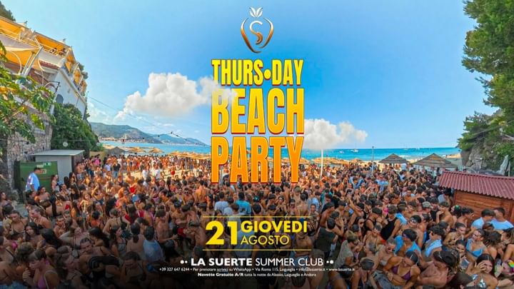 Cover for event: Thurs-Day Party - La Suerte