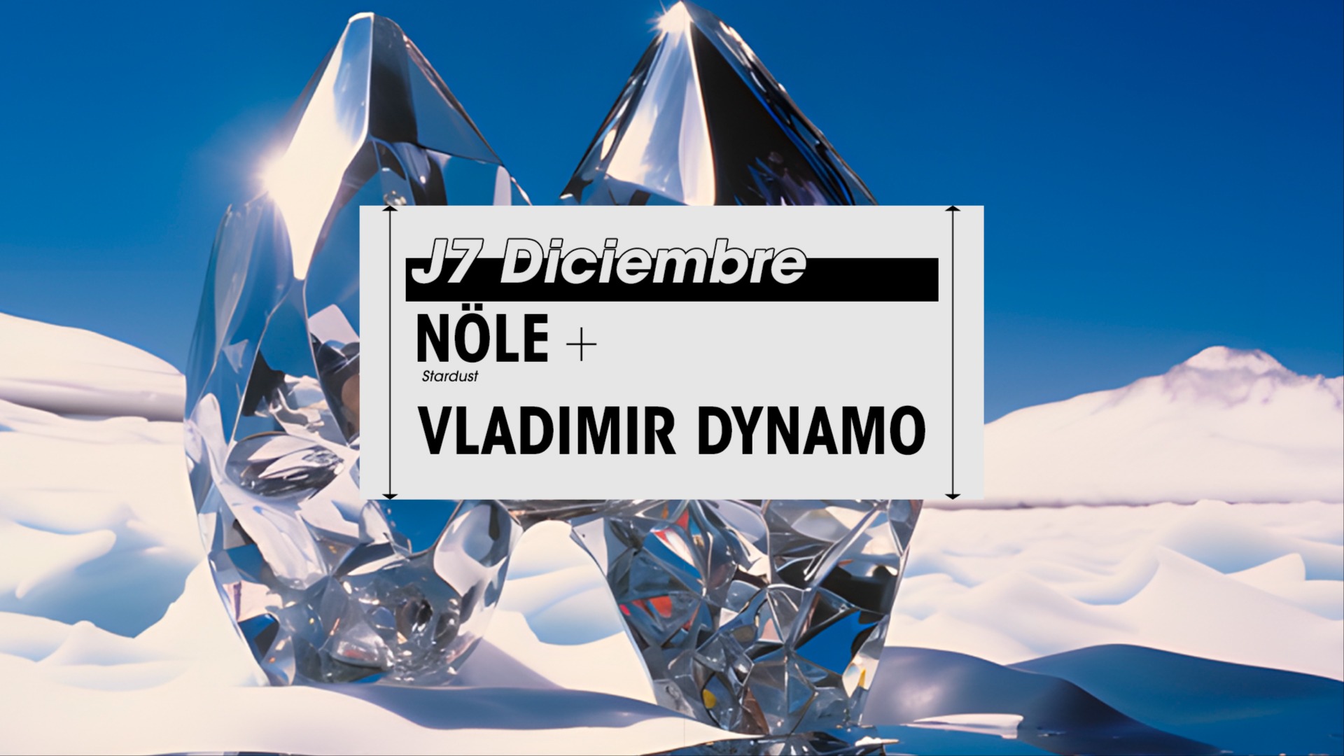 Thursday 07/12 // NÖLE (Stardust) + VLADIMIR DYNAMO en Club Gordo