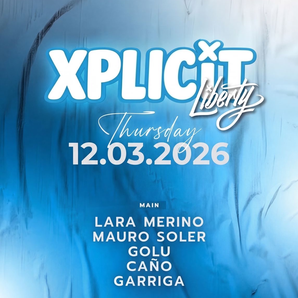Thursday 12th: XPLICIT EXCESS PARTY x Liberty  image