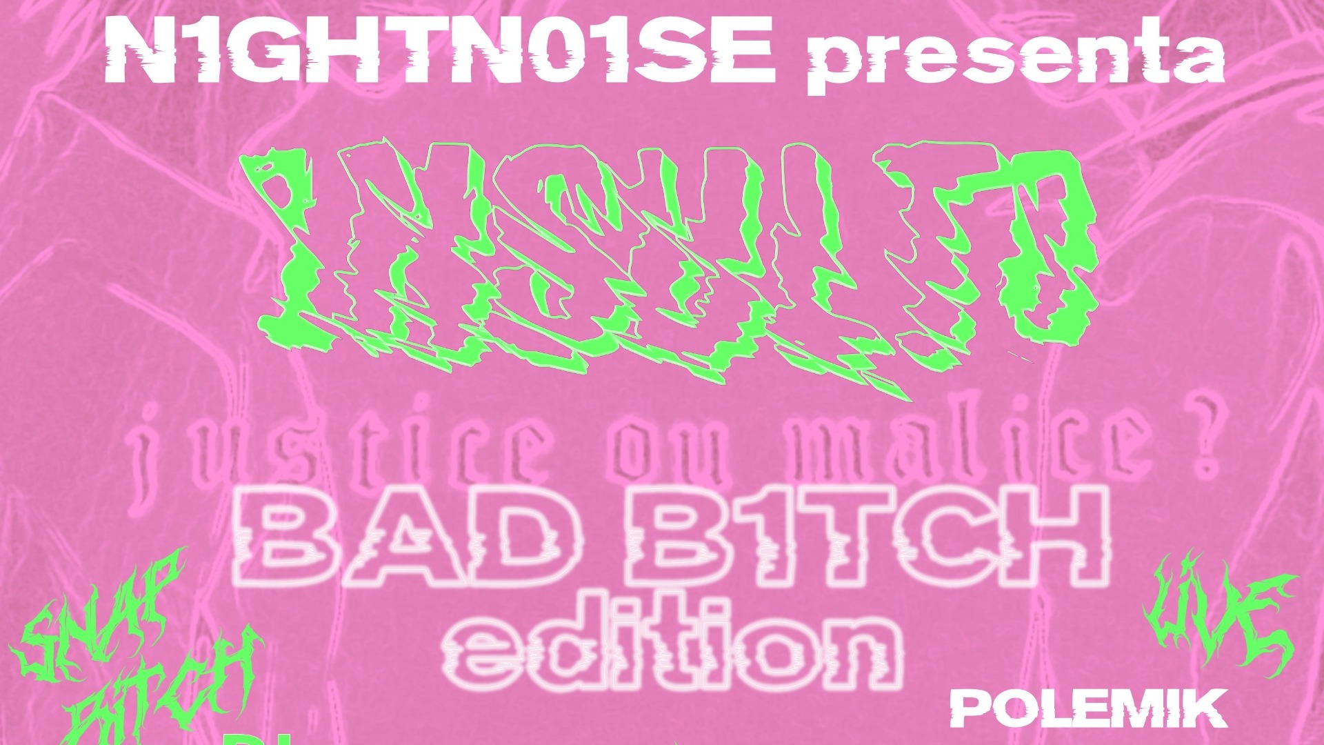 THURSDAY 14TH "INSULTO x NIGHTN01SE" @COSTASOCIALCLUB image