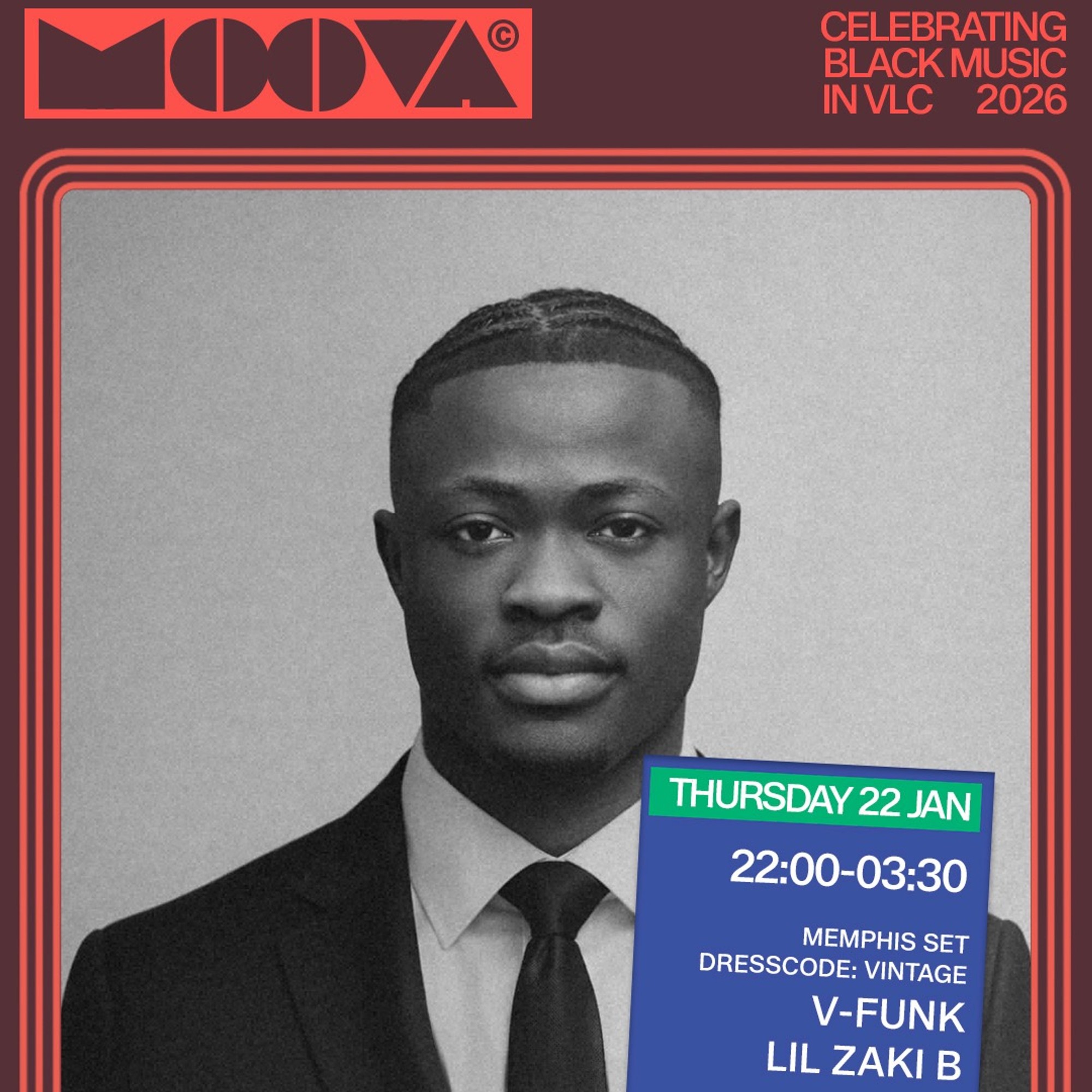 Thursday 22/01 THUSDAY MOOVA image