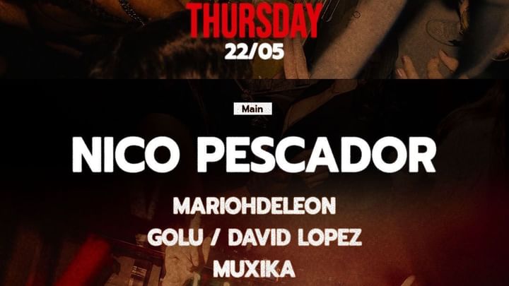 Cover for event: Thursday 22: We love Thursdays