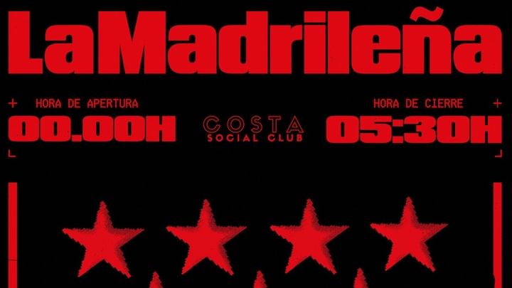 Cover for event: Thursday 23th "La Madrileña" @ Costa Social Club