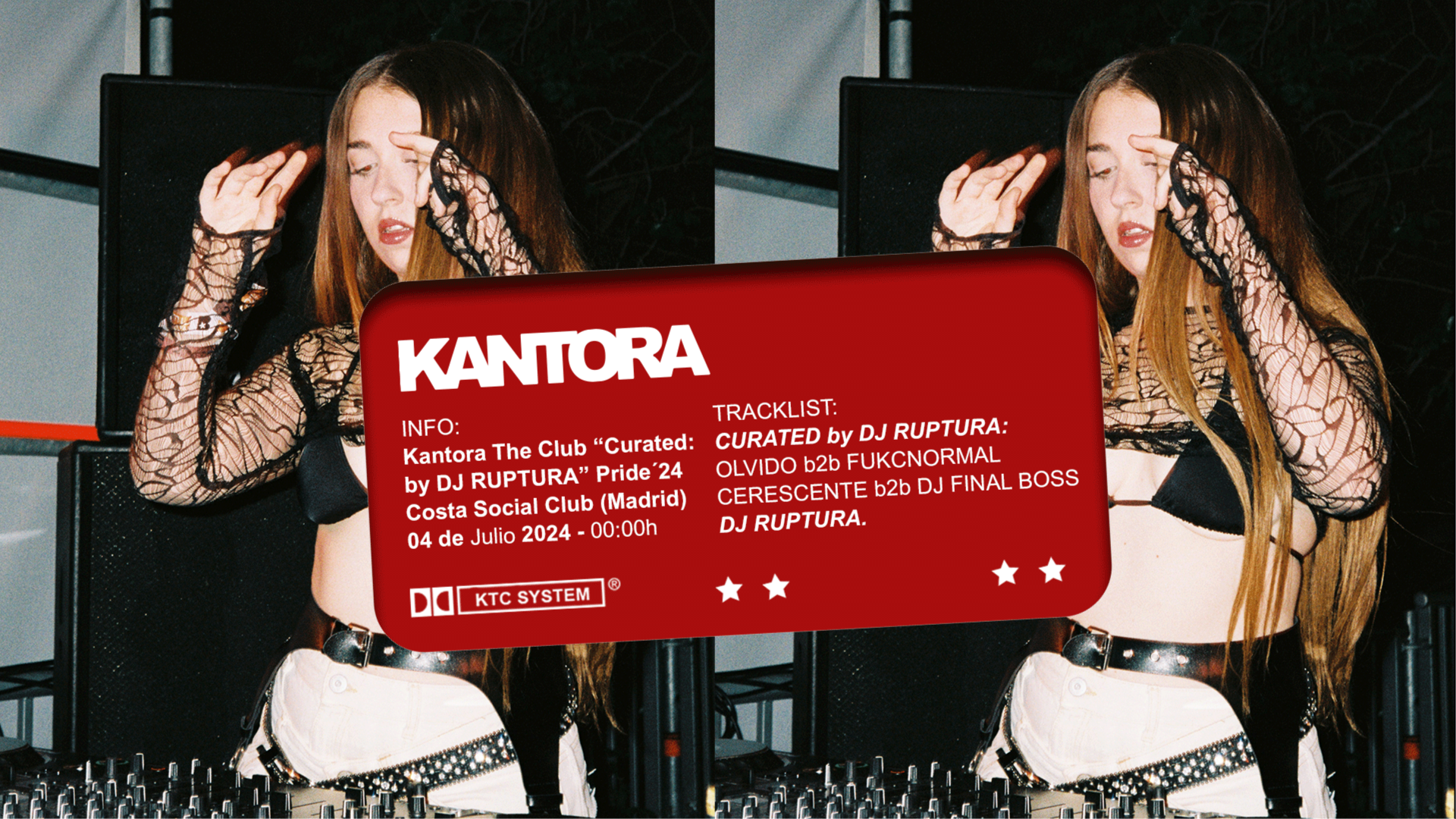 Thursday 4th "Kantora Curated by DJ Ruptura" @ Costa Social Club image