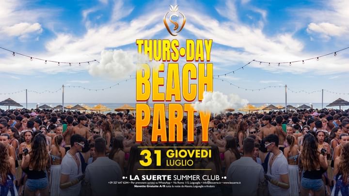 Cover for event: Thursday - La suerte -