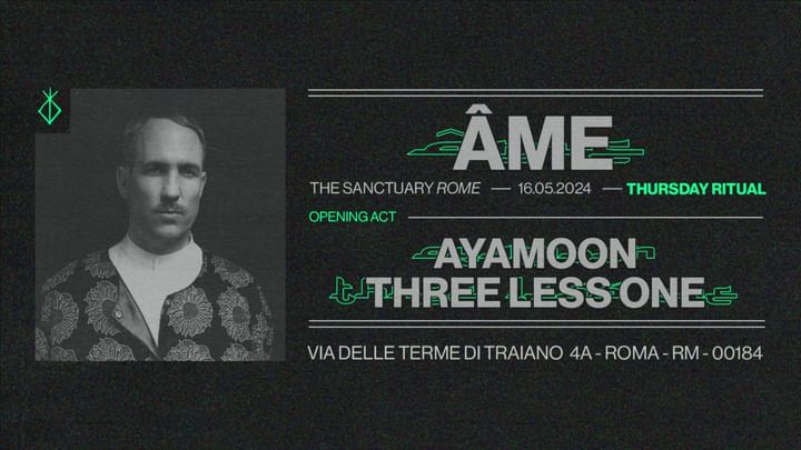 Cover for event: THURSDAY RITUALS  - Ame, Ayamoon, Three Less One