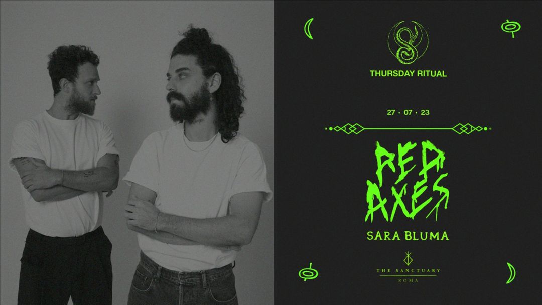 THURSDAY RITUALS Red Axes, Sara Bluma event cover