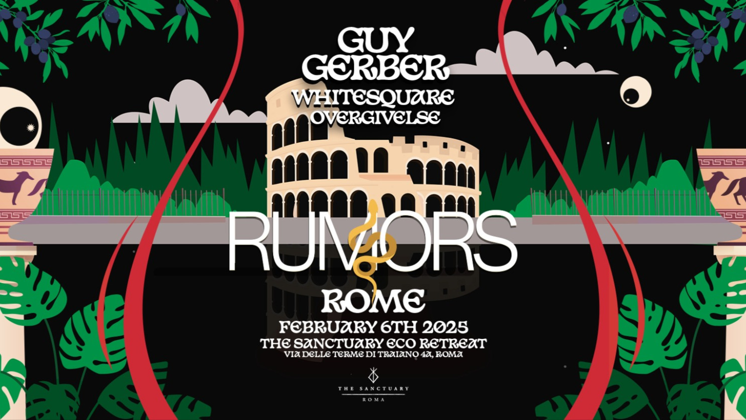  RUMORS - Guy Gerber, Whitesquare - !!!  - TICKETS AVAILABLE AT THE DOOR !!! image