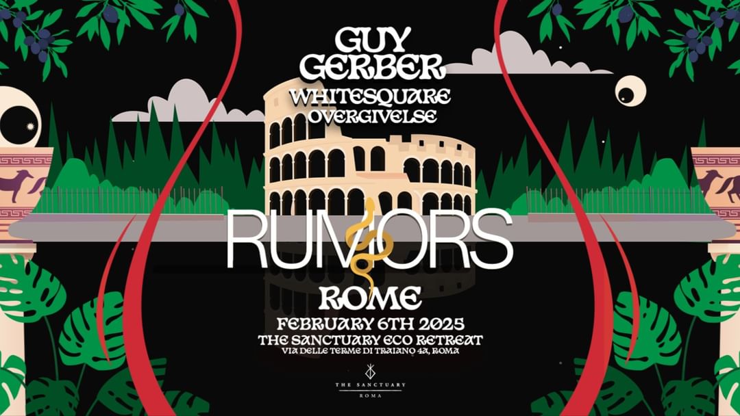 Cartell de l'esdeveniment  RUMORS - Guy Gerber, Whitesquare - !!!  - TICKETS AVAILABLE AT THE DOOR !!!