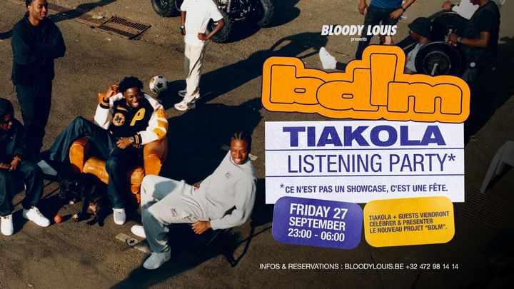 Cover for event: TIAKOLA LISTENING PARTY