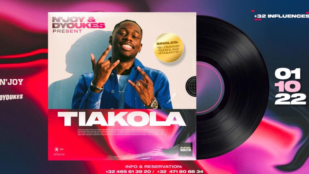 TIAKOLA x N’JOY x DYOUKES-Eventplakat