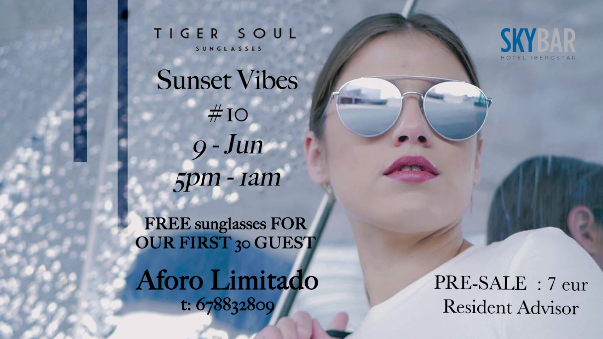 Tiger Soul Sunglasses - Sunset Vibes #10 Rooftop @Skybarbcn image