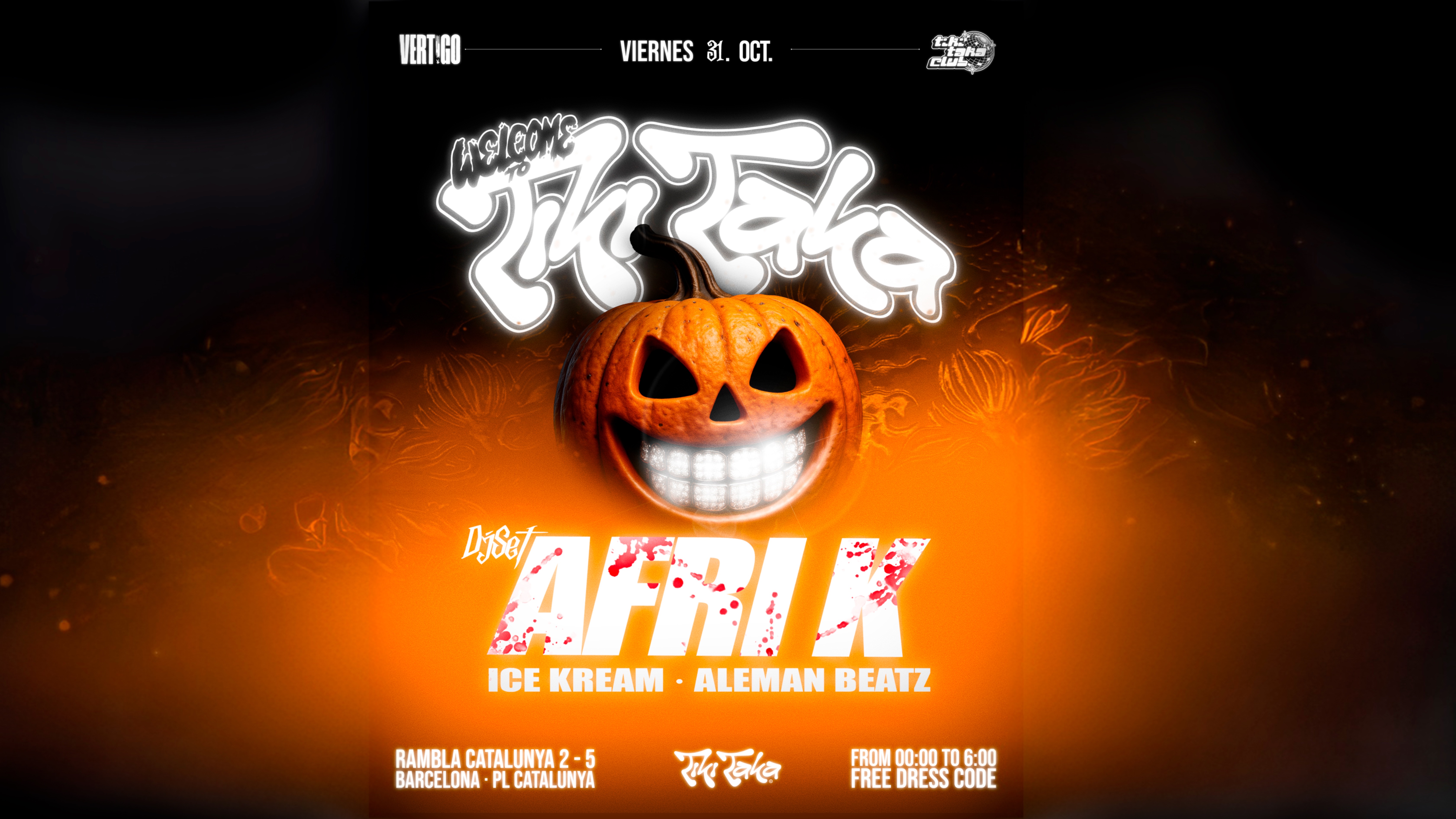 Tikitaka Club Especial Halloween w// Afri K  image