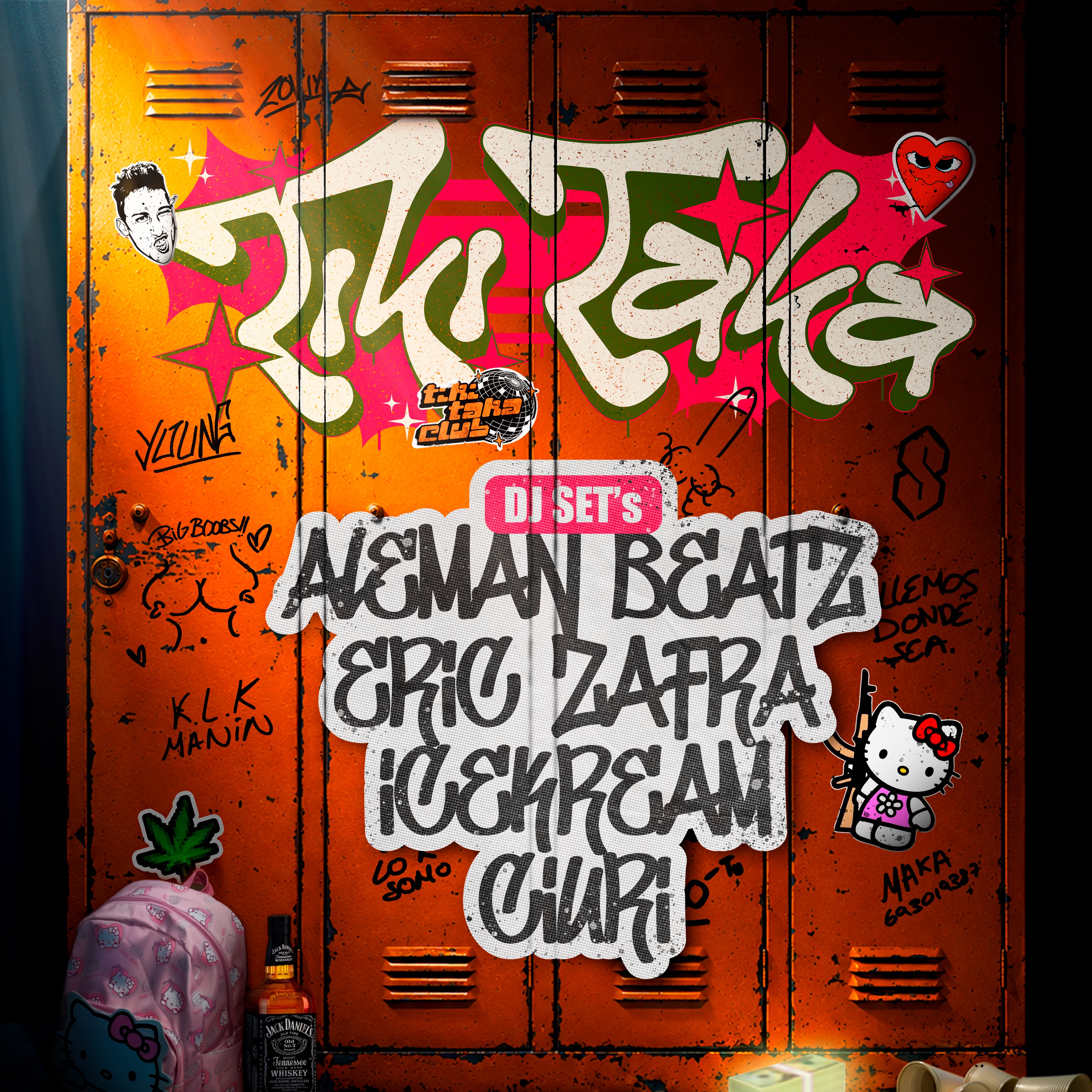 Tikitaka Club w// Aleman Beatz + Eric Zafra + Ciuri + Ice Kream  image