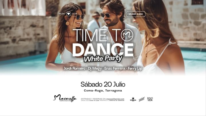 Cover for event: TIME TO DANCE | SÁBADO 20 JULIO