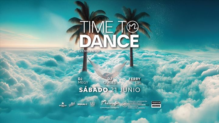 Cover for event: TIME TO DANCE | SÁBADO 21 JUNIO
