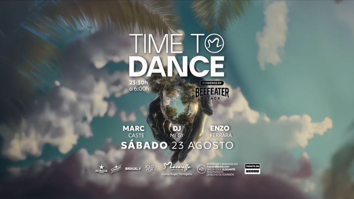 Cover for event: TIME TO DANCE | SÁBADO 23 AGOSTO