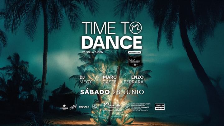 Cover for event: TIME TO DANCE | SÁBADO 28 JUNIO