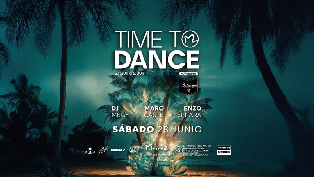 Capa do evento TIME TO DANCE | SÁBADO 28 JUNIO