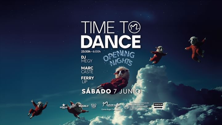 Cover for event: TIME TO DANCE "OPENING NIGHTS" | SÁBADO 7 JUNIO