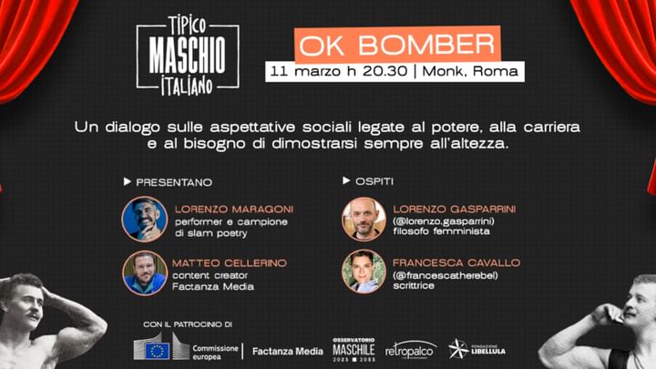 Cover for event: TIPICO MASCHIO ITALIANO: OK, BOMBER