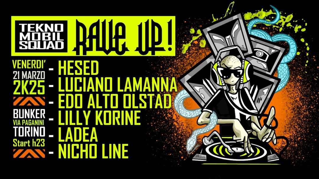 Cartell de l'esdeveniment TMS RAVE UP! 