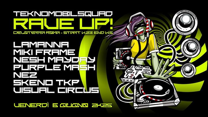 Cover for event: TMS TEKNO PARTY w/ Purple Mash, Nesh + friends