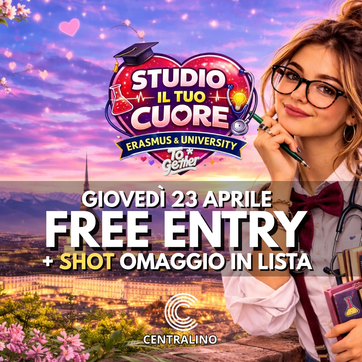 TO*GETHER *ERASMUS & UNIVERSITY PARTY * : INGRESSO GRATUITO IN LISTA + SHOT OMAGGIO  image