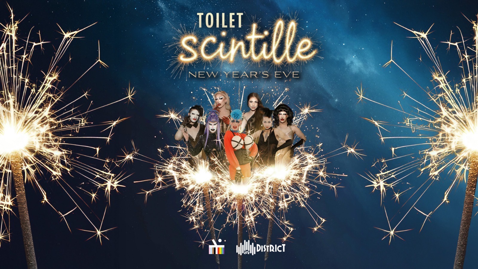 TOILET SCINTILLE - NYE PARTY  image