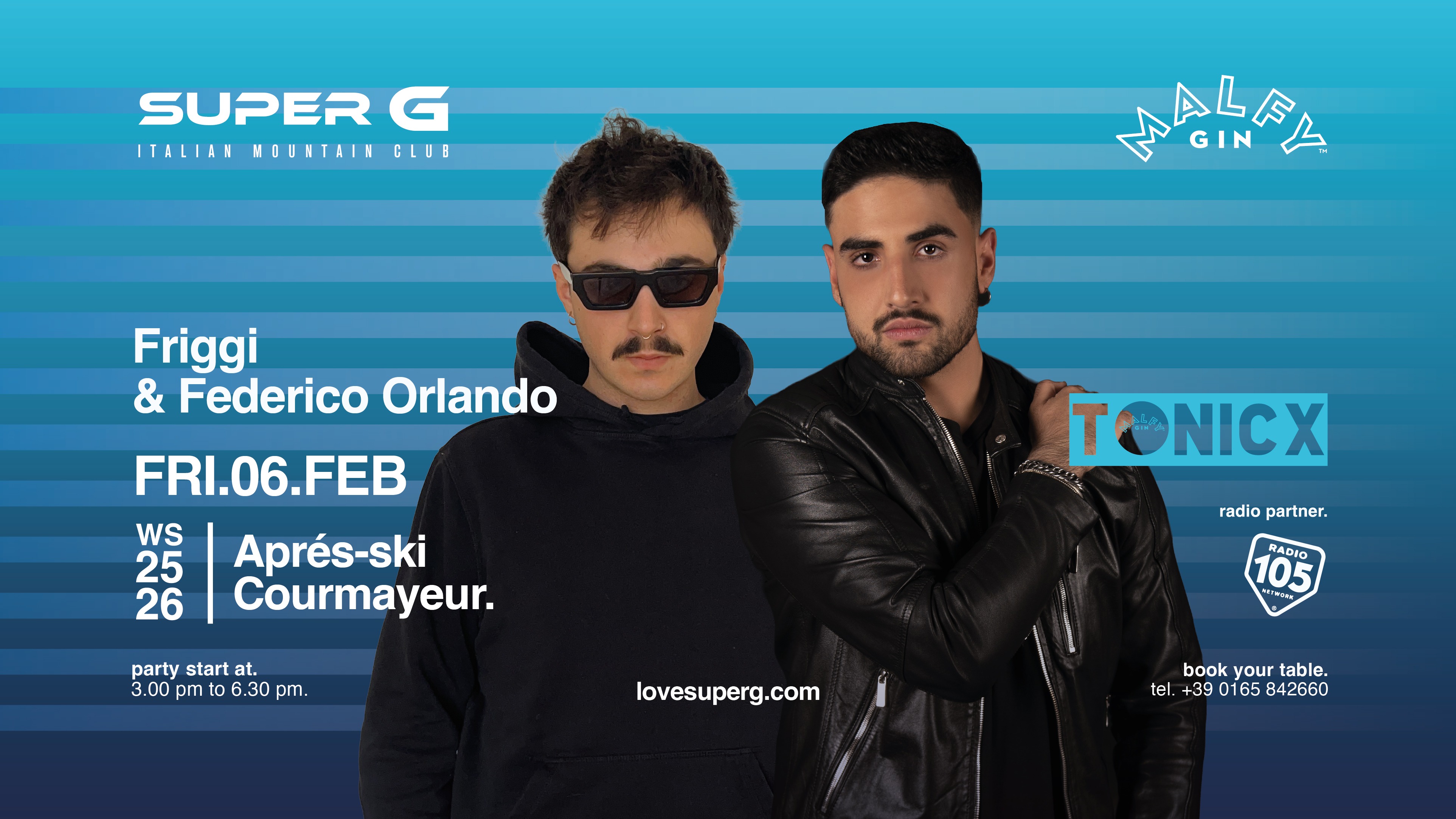 TONICX presents Friggi & Federico Orlando @Super G image
