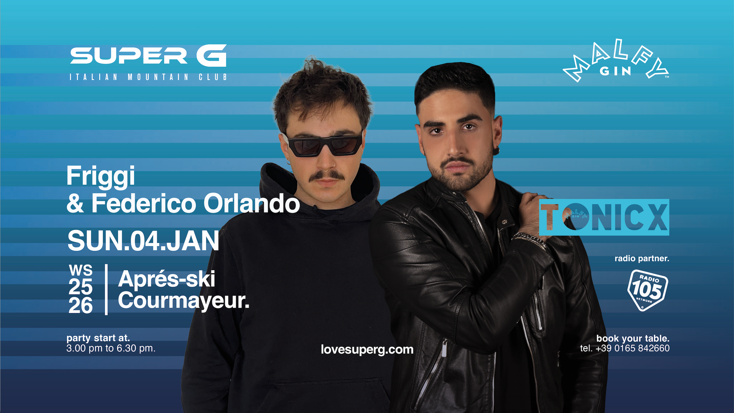 TONICX presents Friggi & Federico Orlando @Super G   image