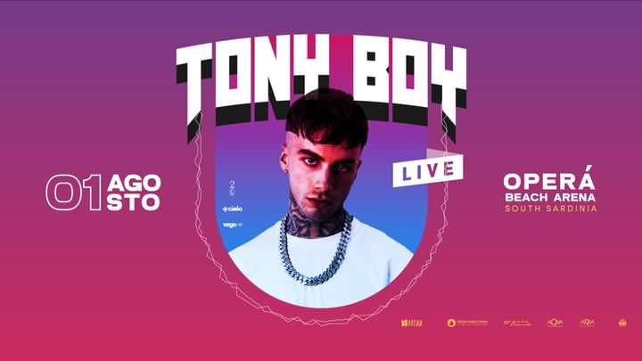 Cover for event: TONY BOY LIVE party / 1 AGOSTO 2024