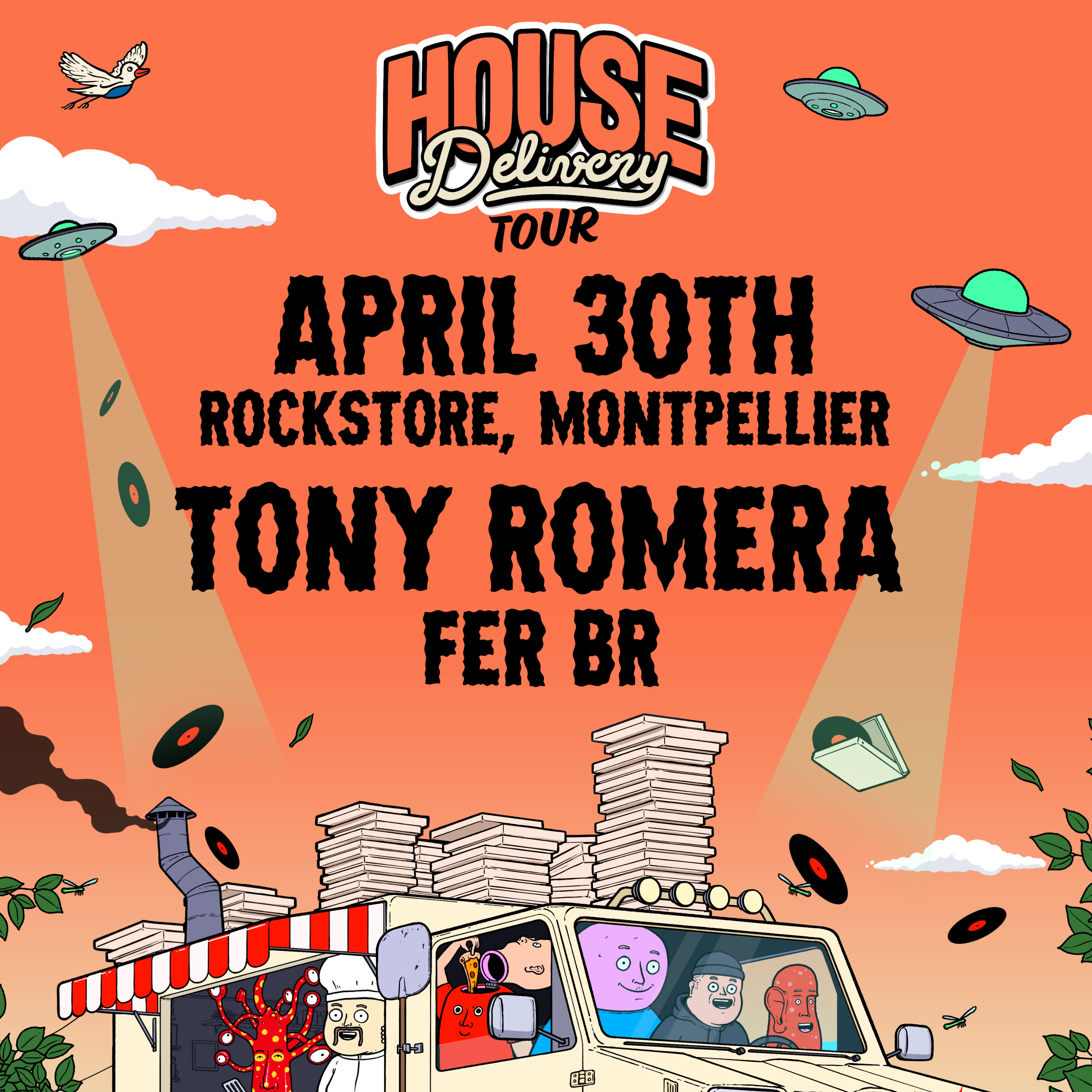 Tony Romera + Fer BR — House Delivery x Club Sandwich - Montpellier, Rockstore image