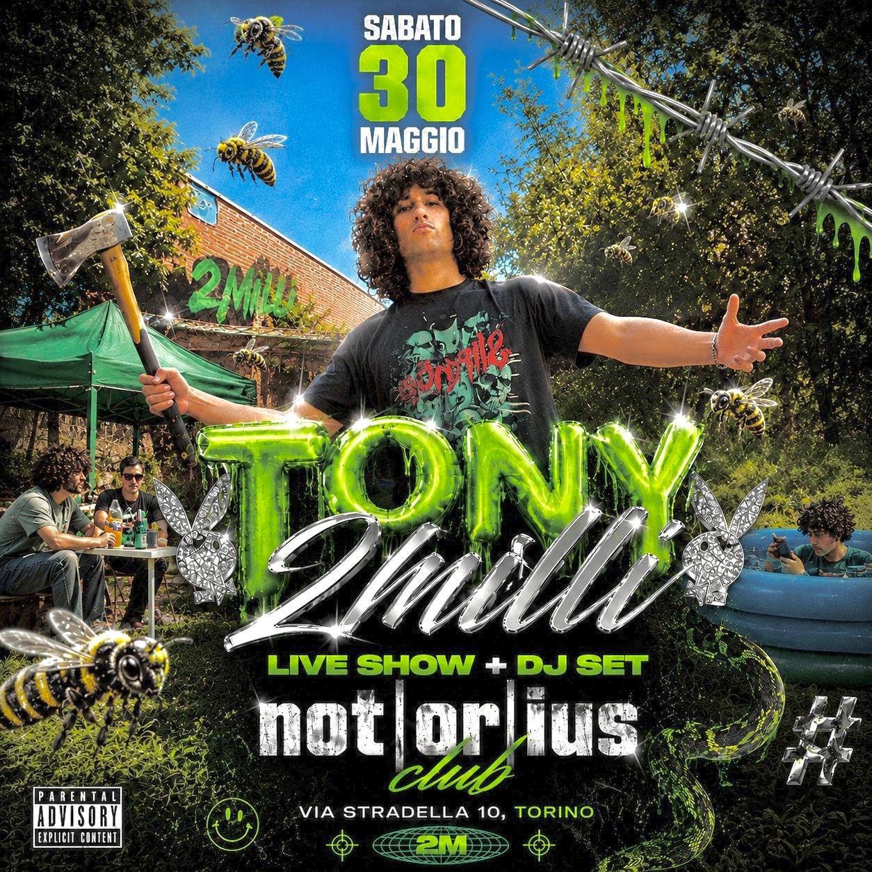 TONY2MILLI live  image
